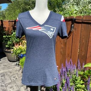 NFL New England Patriots short sleeves women top